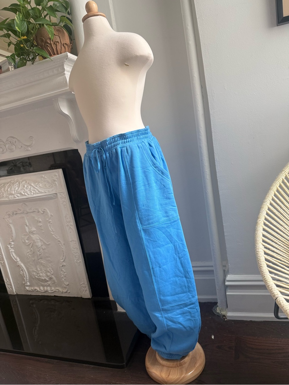 Anthropologie Relaxed Turquoise Women's Drawstring Joggers